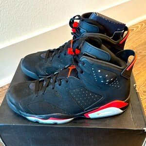 Nike Air Jordan 6 Retro Infrared Black 2014 - Size 10, With Original Receipt
